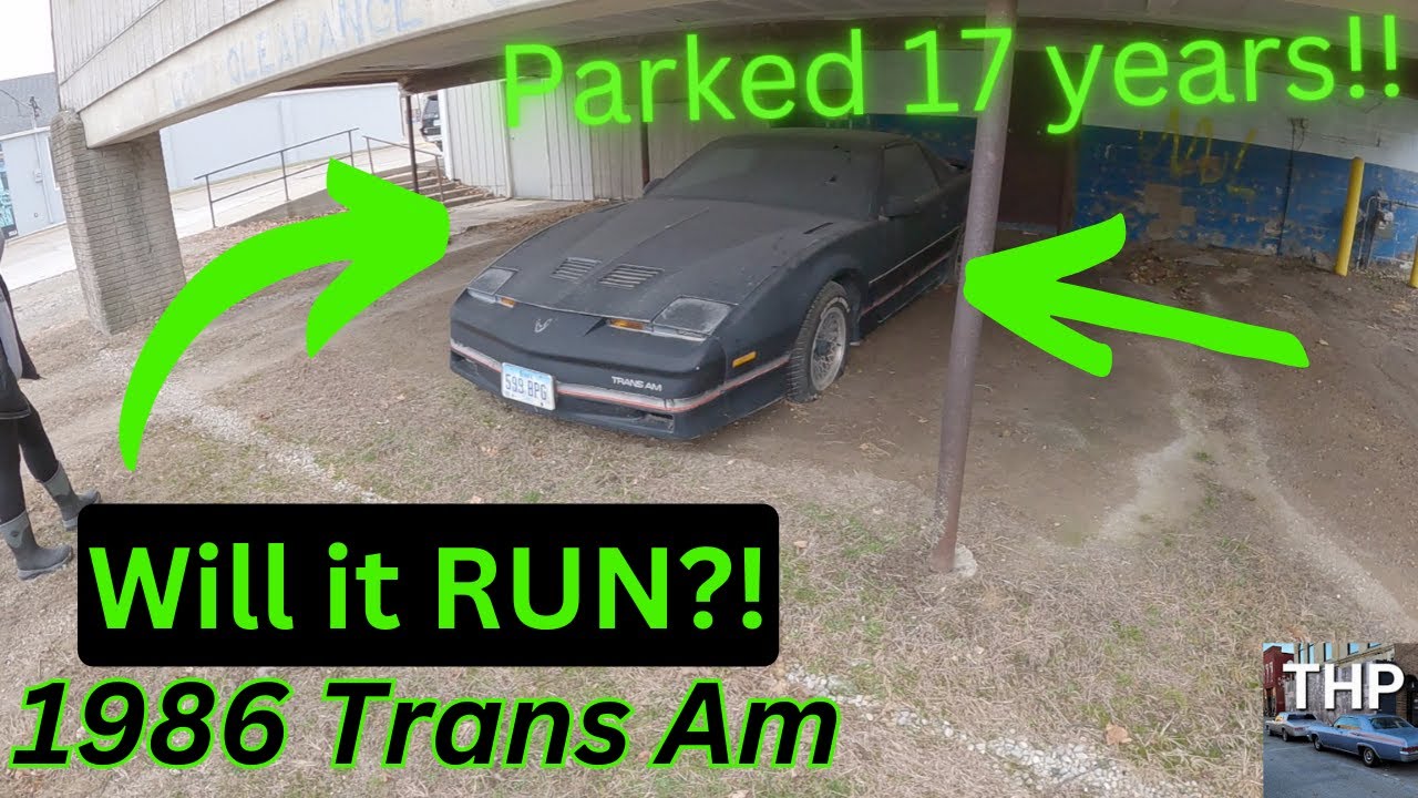 1986 Trans Am one owner! Parked 17yrs! Will it run?!