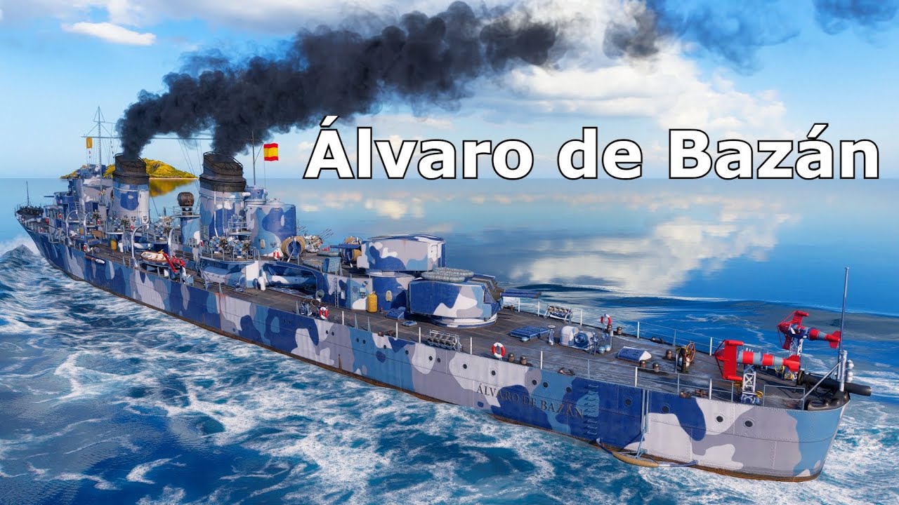 World of WarShips &Aacute;lvaro de Baz&aacute;n - 2 Kills 296K Damage