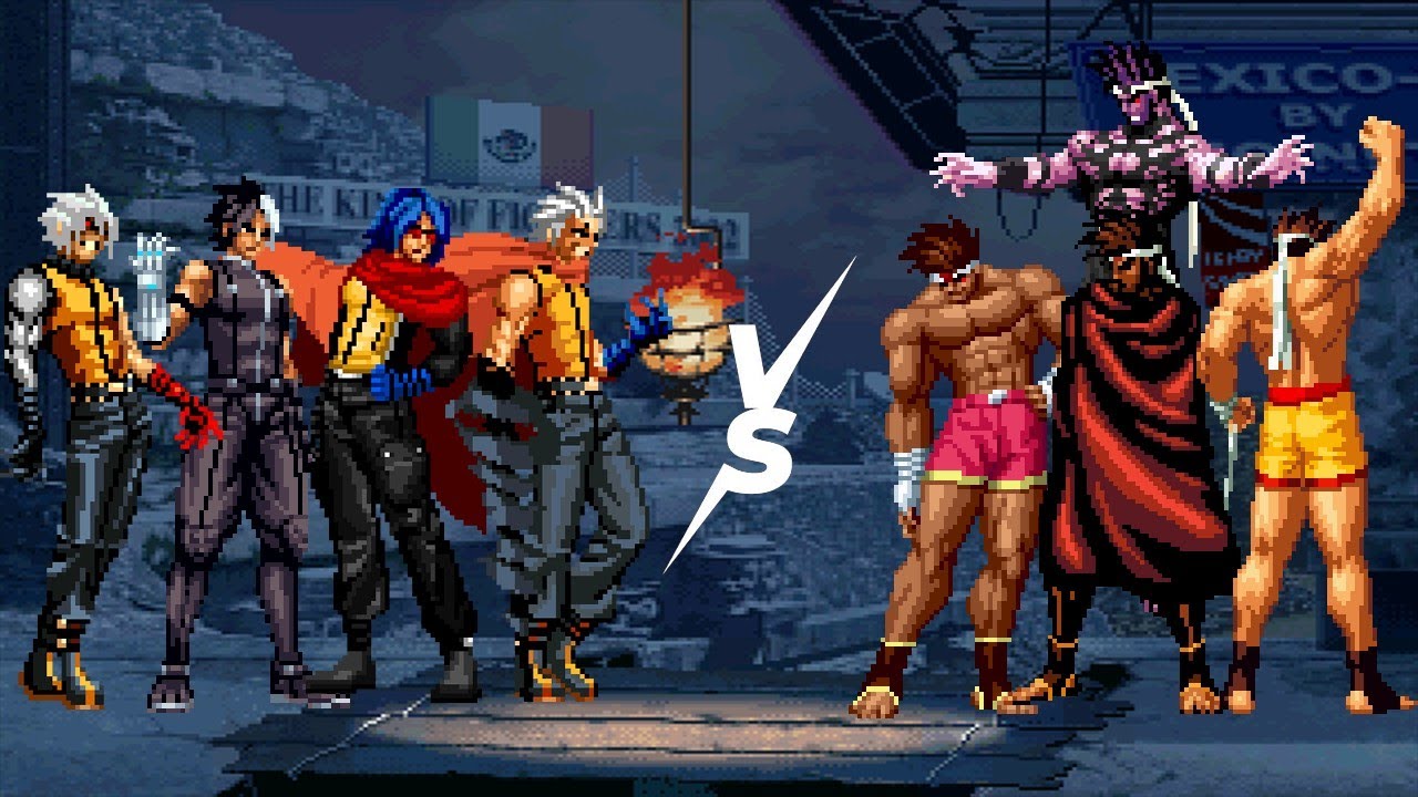K9999 Team vs Joe Higashi Team [Kof2002 Mugen]
