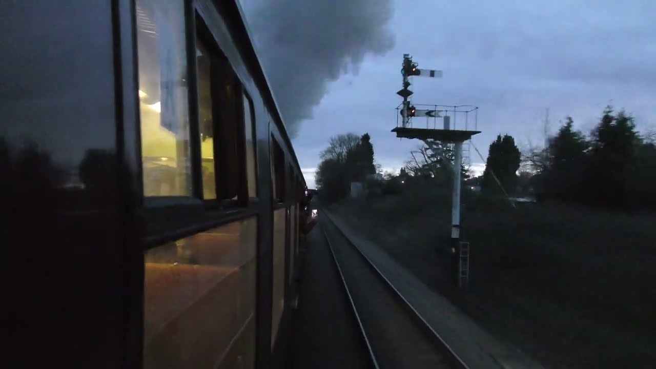 A 9F on the Great Central after sunset | 92134 at the GCR Winter Gala 24/01/2026