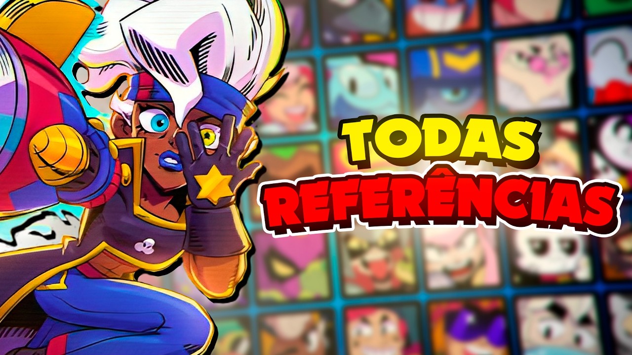 TODAS as REFER&Ecirc;NCIAS do BRAWL STARS em UM V&Iacute;DEO!