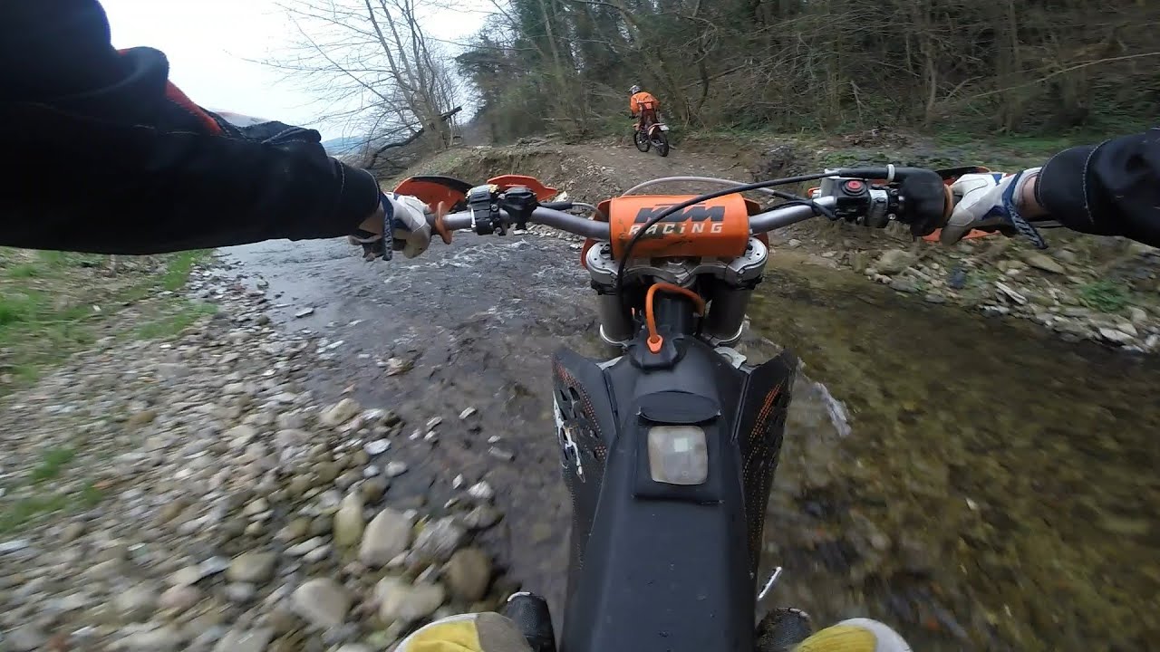 Last Winter Hard Enduro Ride KTM 125 EXC - GoPro