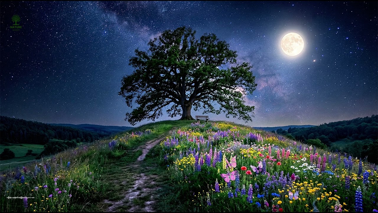 Gentle Piano Music for Sleep | Peaceful Night Relaxation