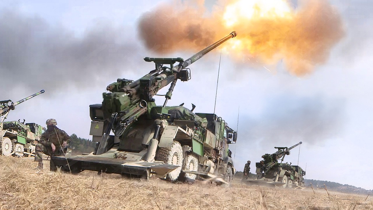 Loading & Firing Europe&rsquo;s Most Advanced Howitzer Ever Made