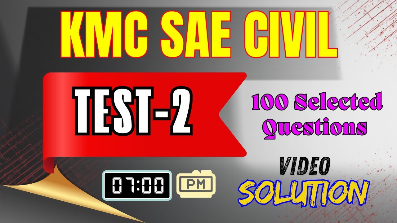 WBMCS SAE CE || Mock Test-2 Solution || Online Technical Study (OTS)