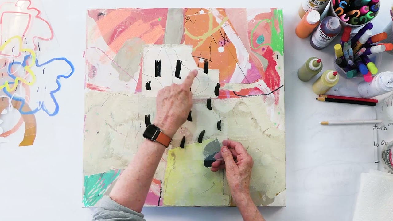 Getting Unstuck with Painting Guides / Art with Adele