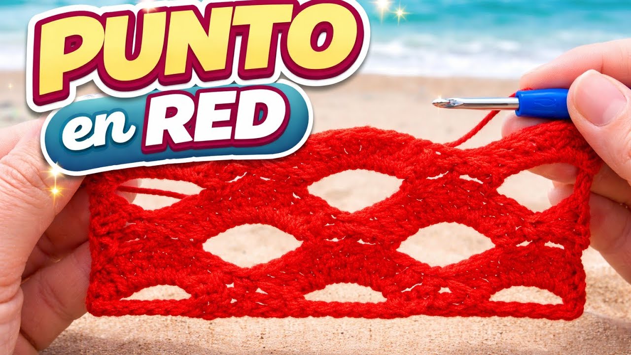 Rojo crochet/facil y con detalles 