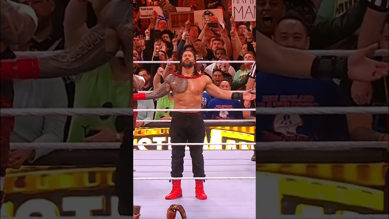 Acknowledge The Tribal Chief, Roman Reigns #WrestleMania ☝️