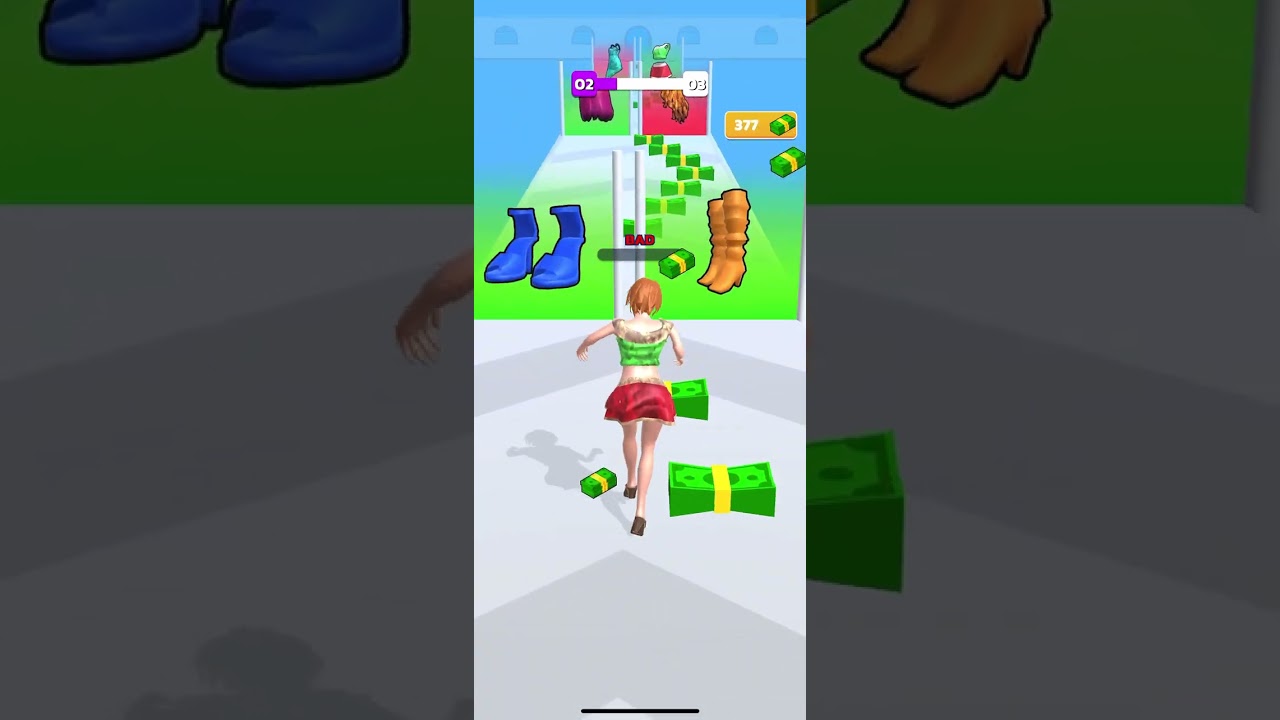 Date Dress Up Run | first gameplay | mobile game | IOS |