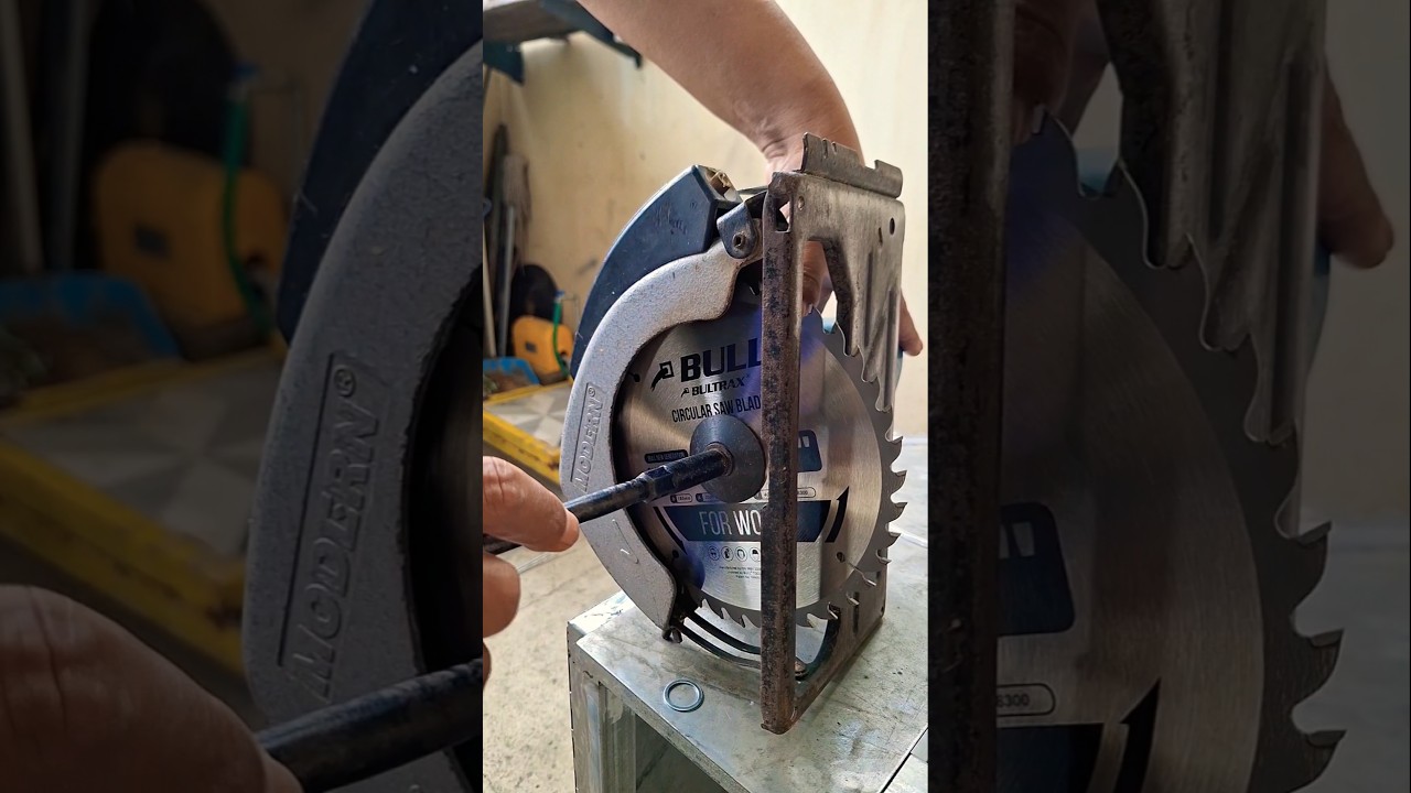 How to install a circular saw blade/multifunction saw blade