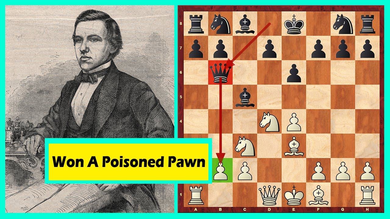 Paul Morphy Traps His Opponent's Queen On Move 8