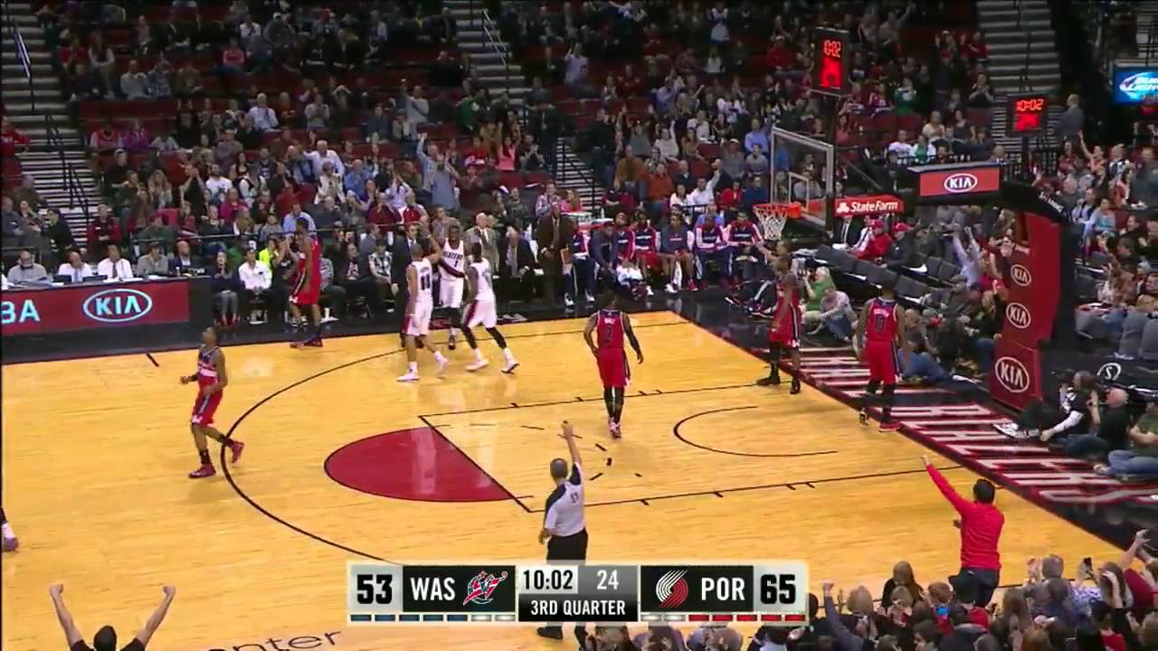 Wesley Matthews 28 & Damian Lillard 23 vs Washington Wizards full highlights 2014/03/20 HD