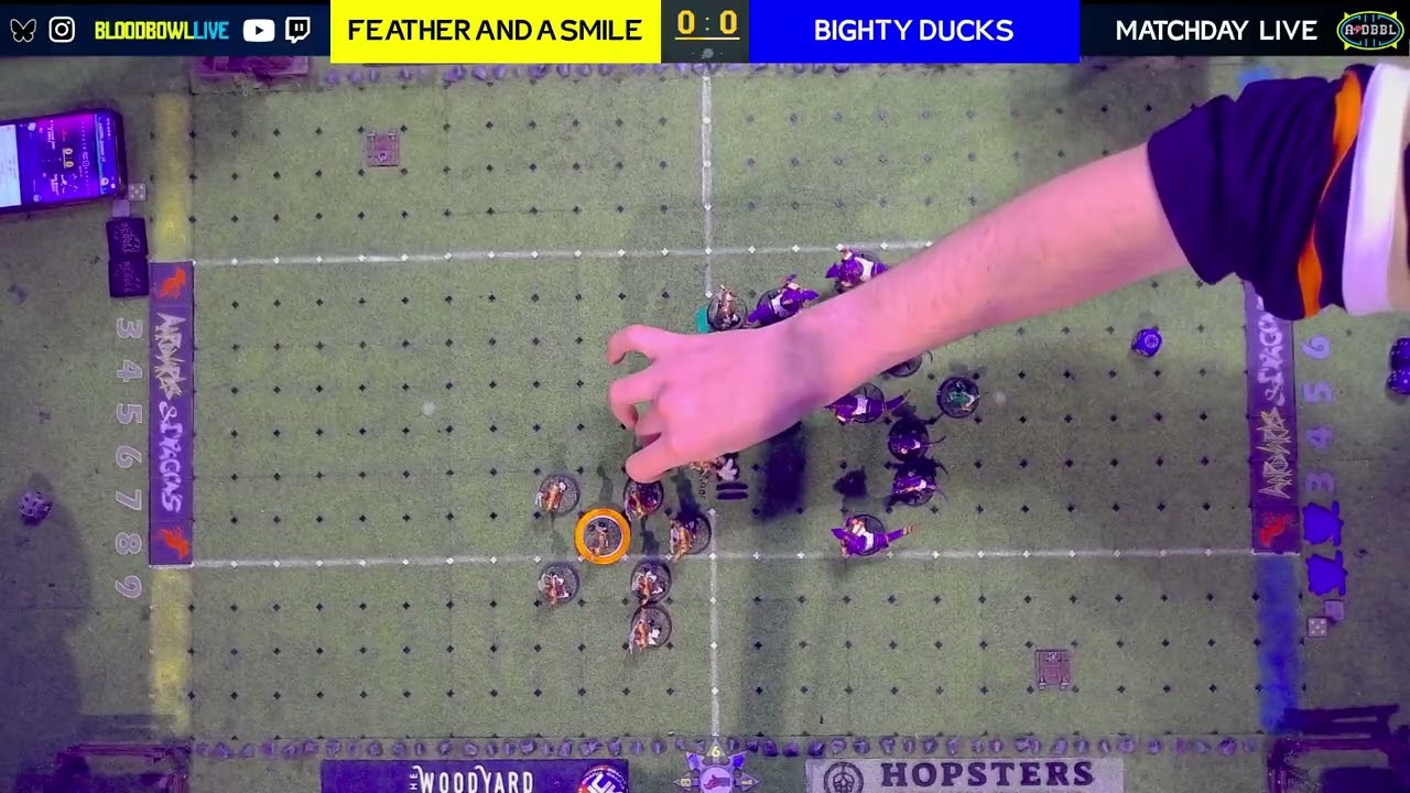 BloodbowlLive presents - MATCHDAY LIVE- A&DBBL Season 10 - A Feather and a Smile vs The Bighty Ducks