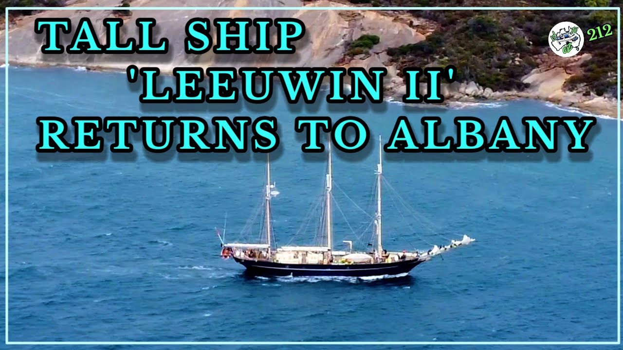 Пароход STS LEEUWIN II возвращается в Олбани, Западная Австралия.