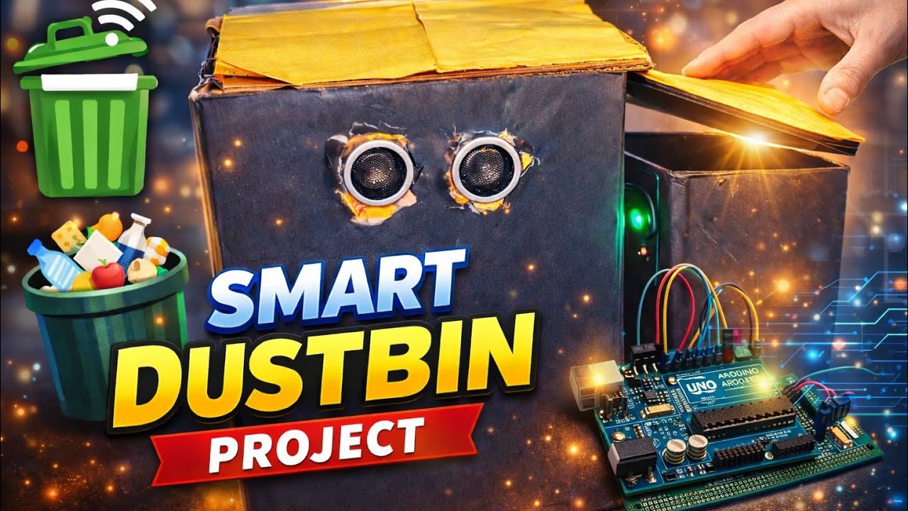 Smart Dustbin That Cleans Your Life 🤖 | Future of Clean Living with the help of Arduino 