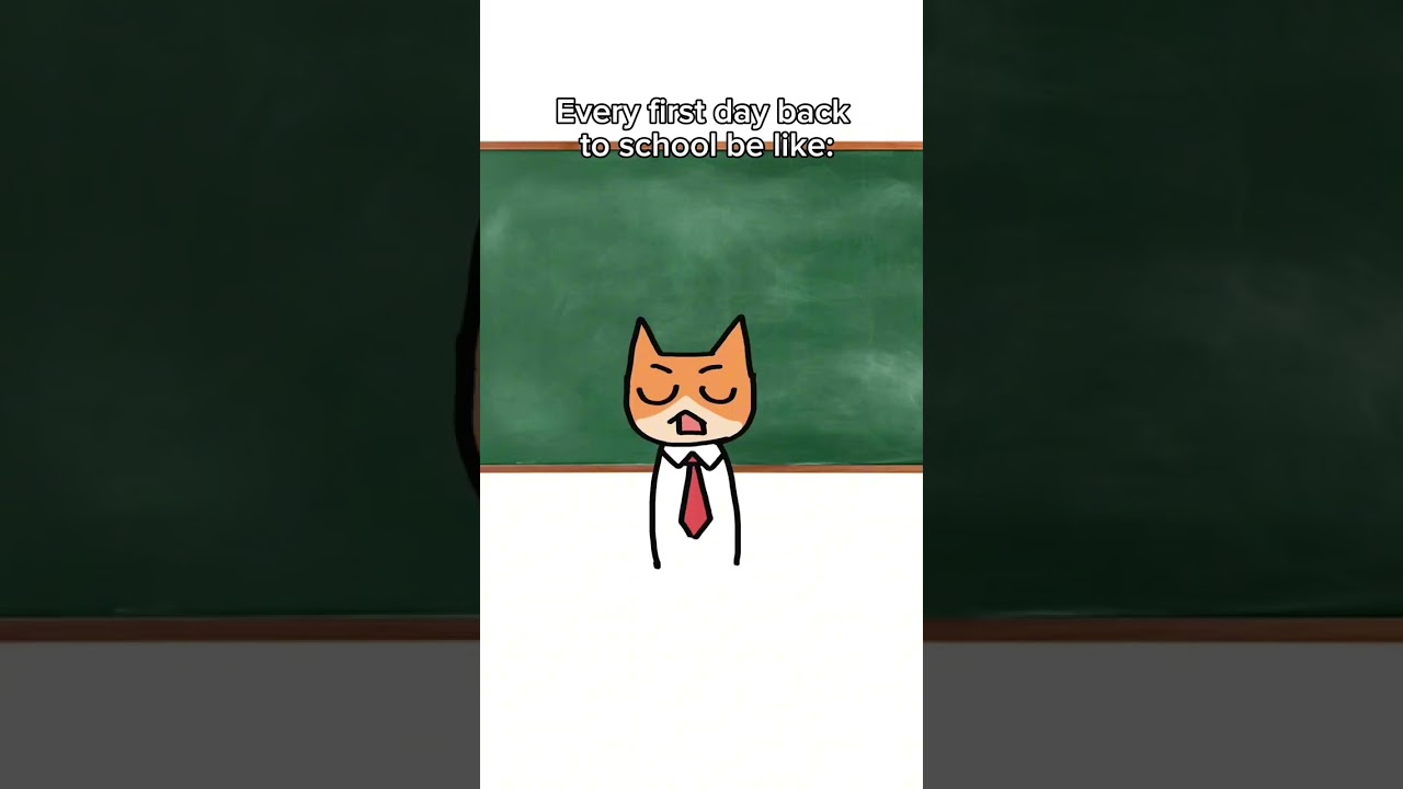 Every first day back to school be like #school #schoolcore #fyp #relatable #meme #cats #catcontent