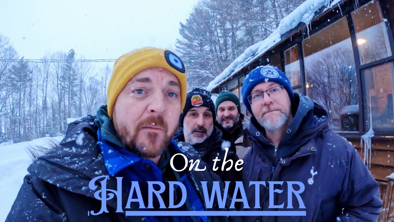 Cabin Living and Ice Fishing In The Algonquin Highlands  4K