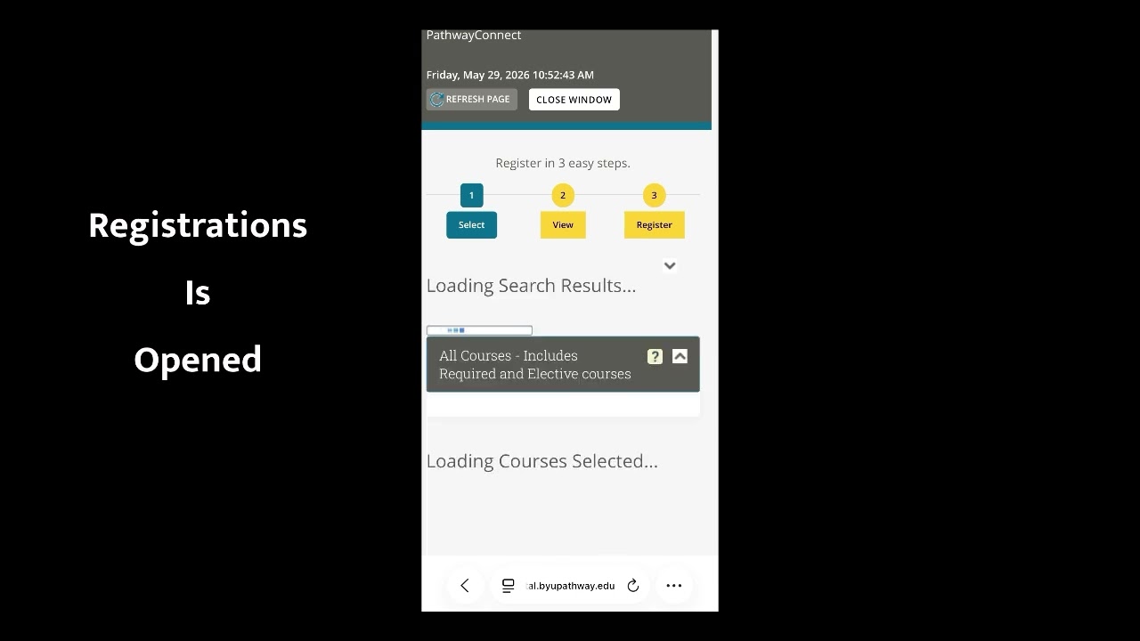 How to Register for Block 4 ( BYU PathwayConnect)