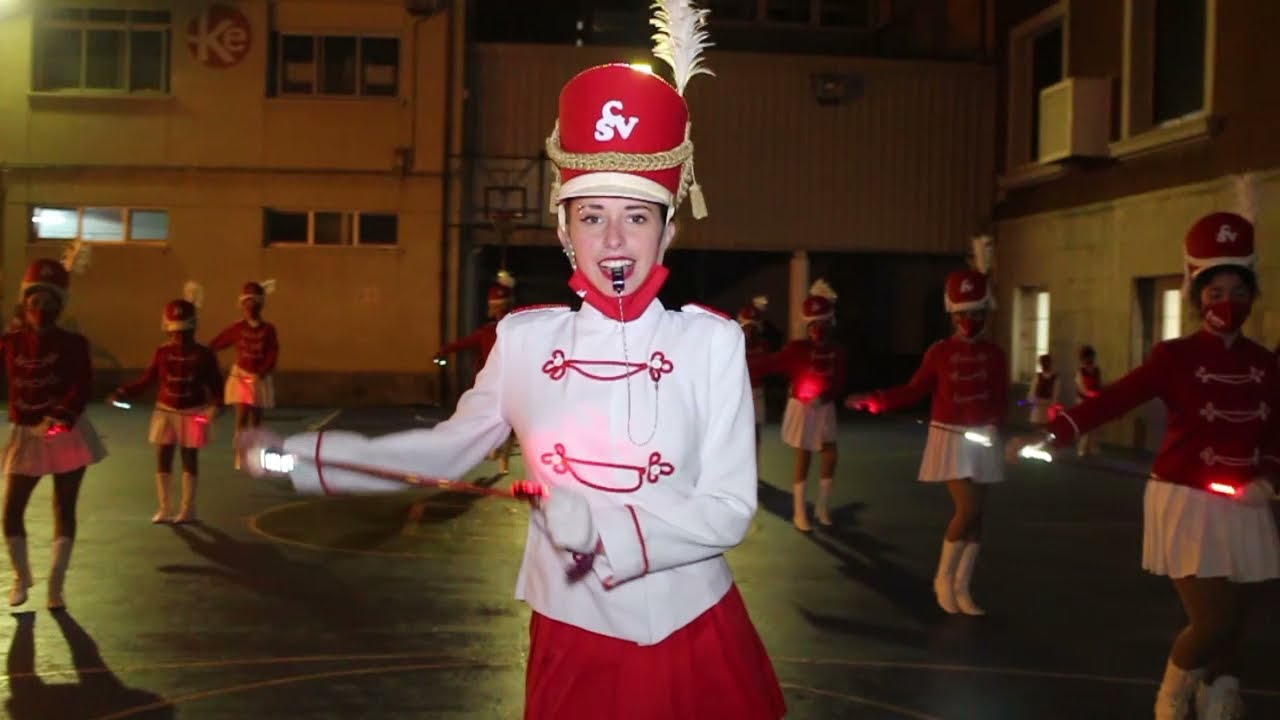 Majorettes de San Vicente de Paul de Irun, diciembre de 2021