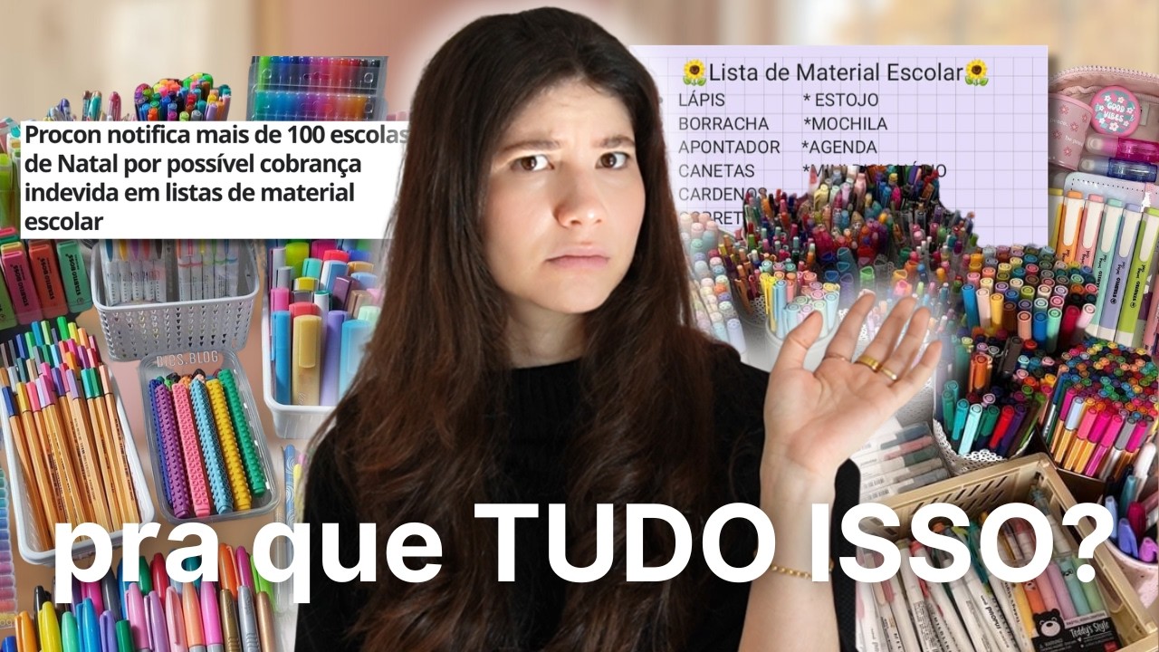 As Listas De Material Escolar Saíram Do Controle