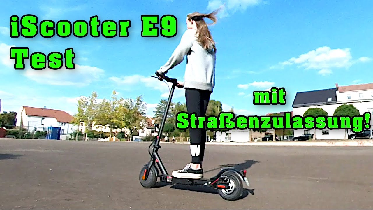 E Scooter E9, 350Watt, mit Zulassung im Test!