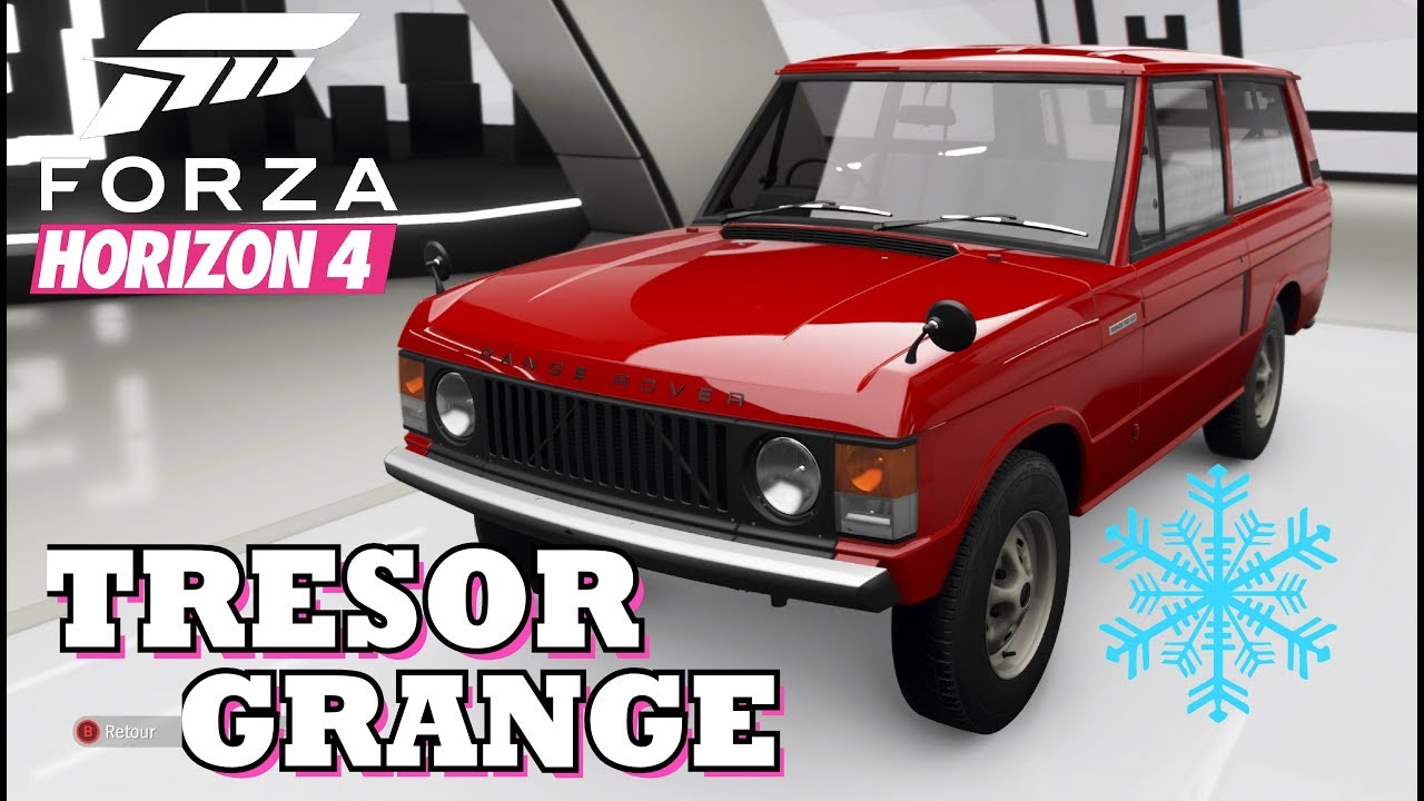 FORZA HORIZON 4: Tr&eacute;sor de Grange - Saison Hiver Localisation / Position: Range Rover 1973