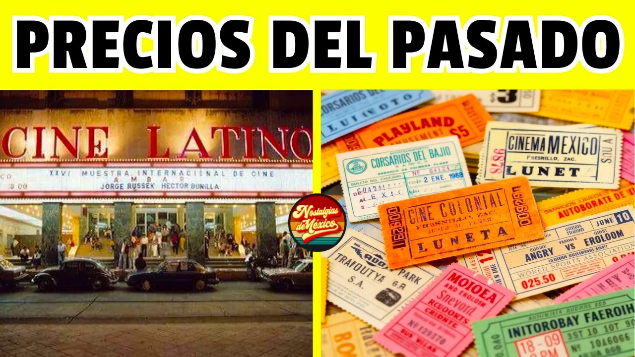 20 PRECIOS en el MÉXICO de los 70 que NO CREERÁS
