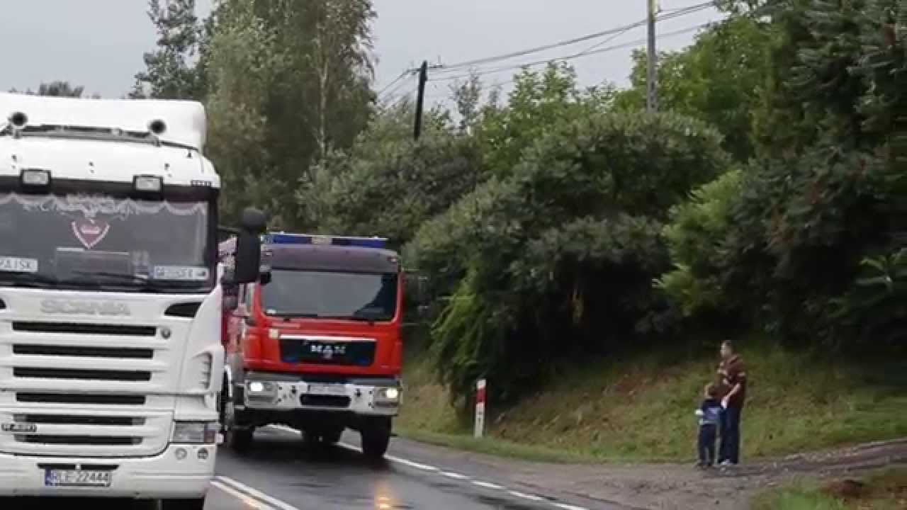 GCBA 561[R]25 JRG PSP Strzyż&oacute;w alarmowo do wypadku.