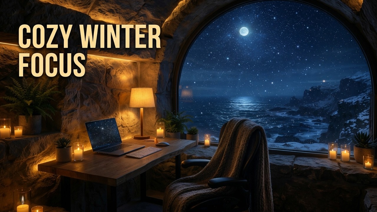 Cozy Winter Cabin #2 Focus Music