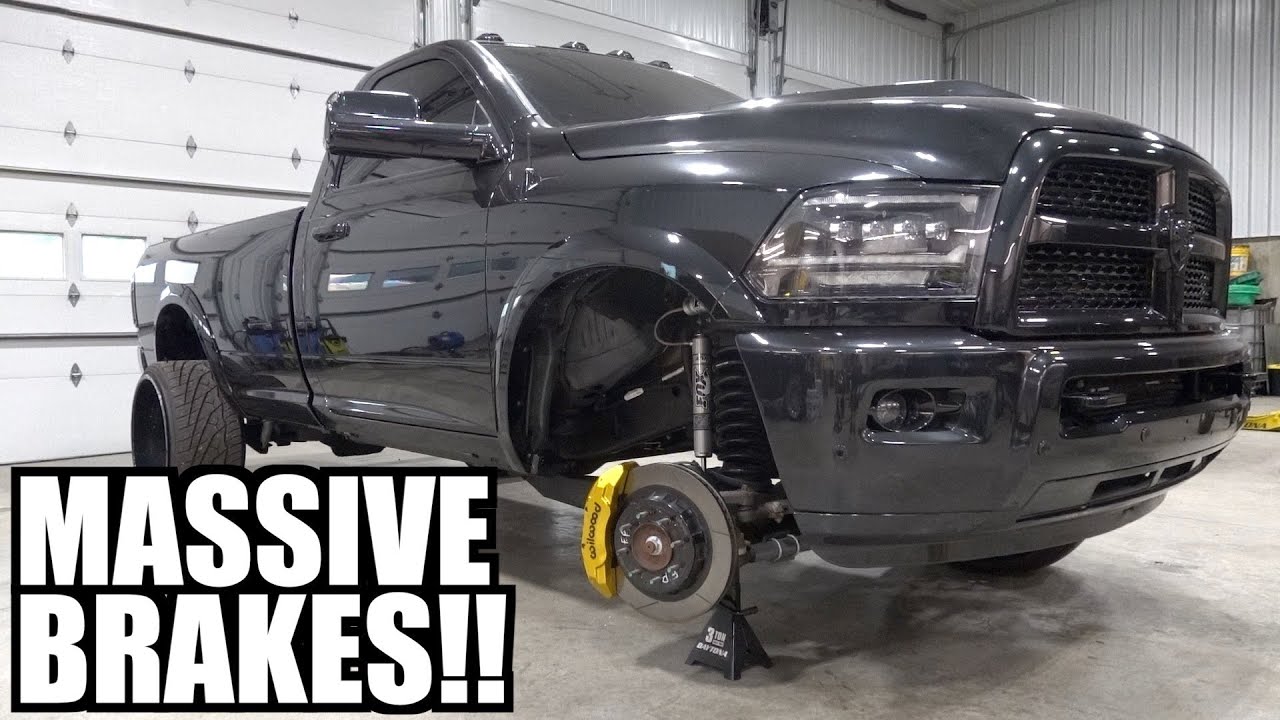 This Brake Kit Is HUGE!!!! RAM 2500 Gets WILWOOD Big Brake Kits!!!