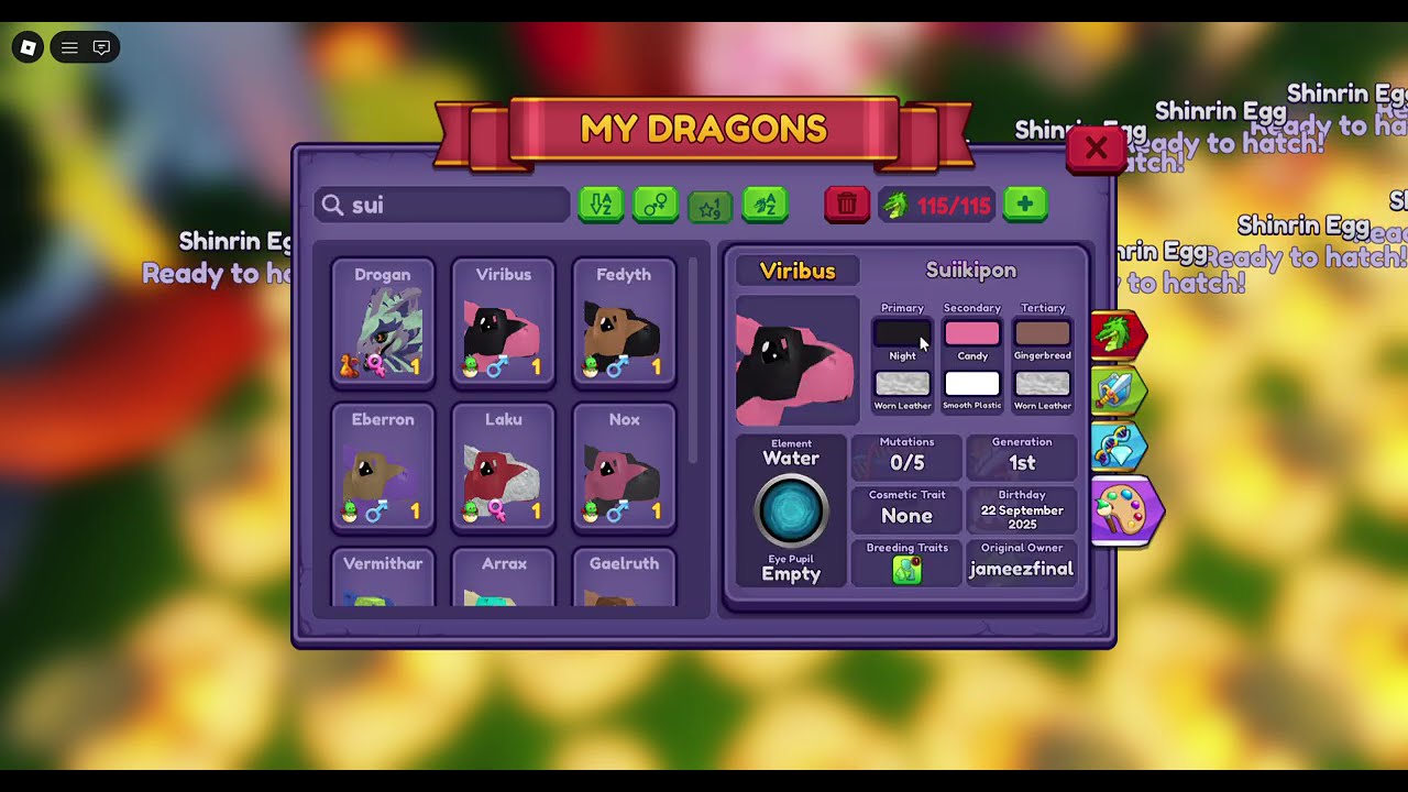 Hatching 100 Shinrin Eggs Part 2 | Roblox - Dragon Adventure