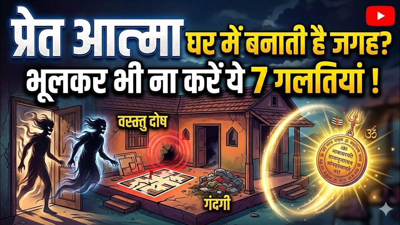 प्रेत आत्मा कैसे हमारे घर में प्रवेश करती है। Pret aatma kaise ghar mein aati hai। Negative energy।