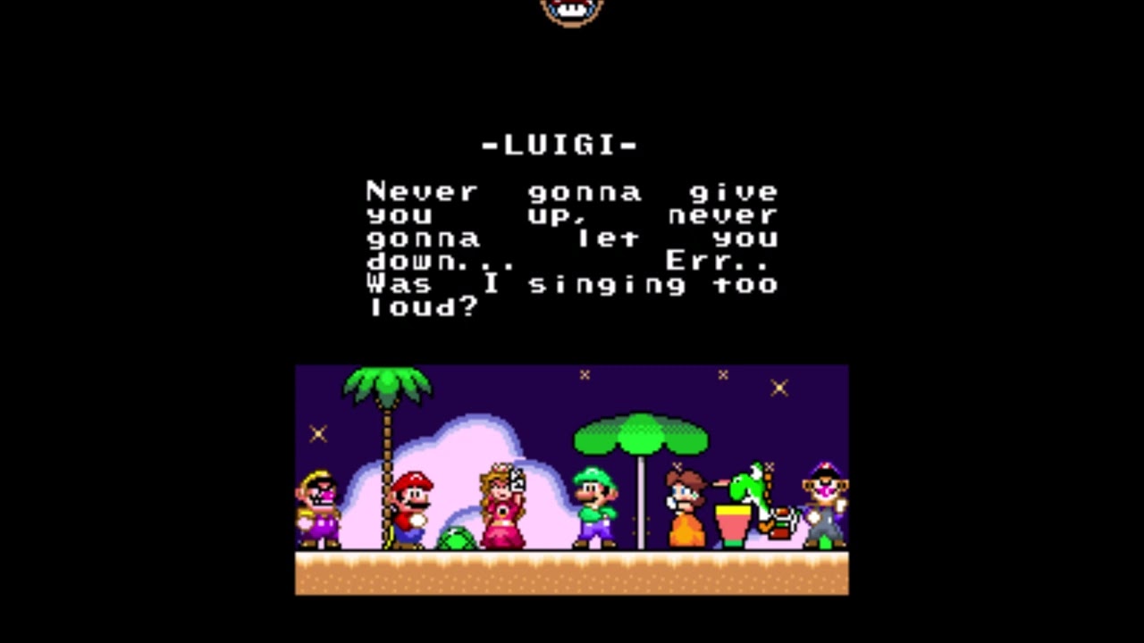 SMW Custom Music - Track 2901 (Rick Astley - Never Gonna Give You Up)