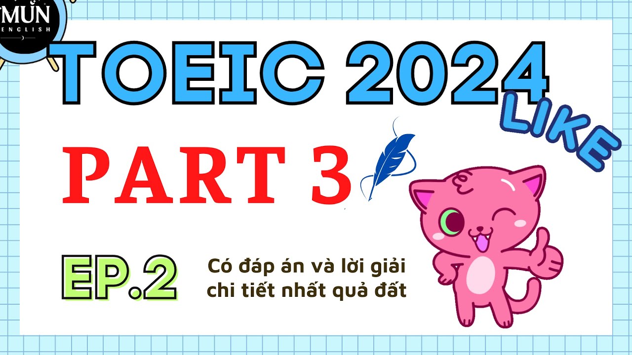 Тест по аудированию 2, часть 3 * Практика аудирования, часть 3, TOEIC * С ответами и подробными п...