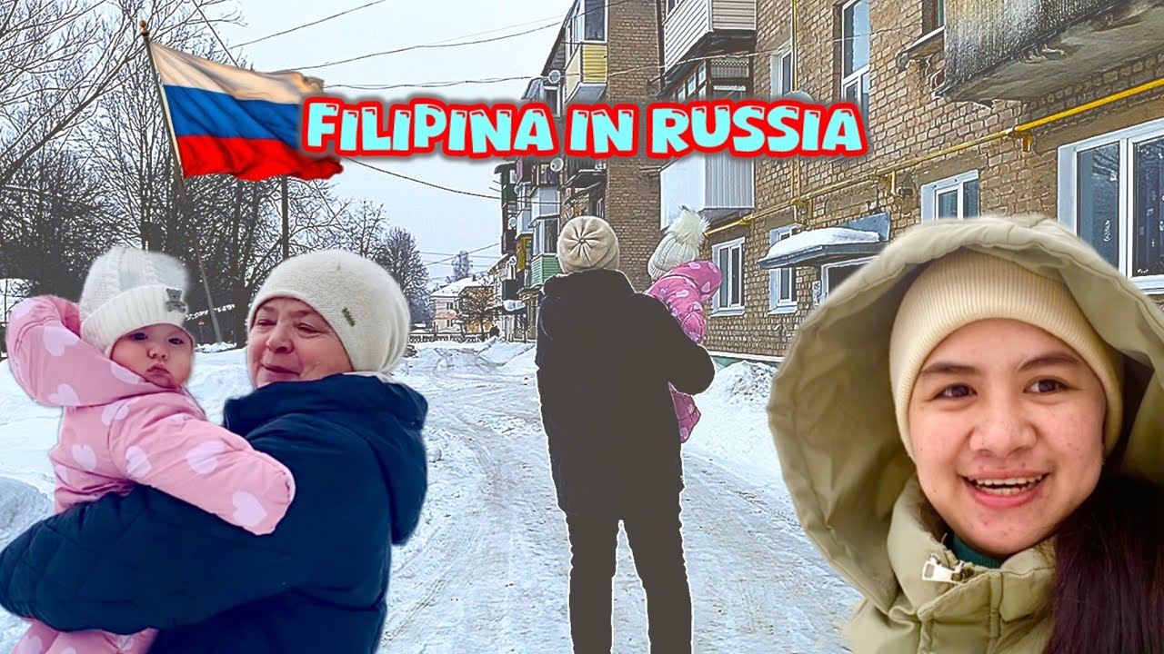 FILIPINA MOM IN RUSSIA! WENT OUTSIDE WITH DAUGHTER & RUSSIAN IN-LAW | THE ZINOVEV’S