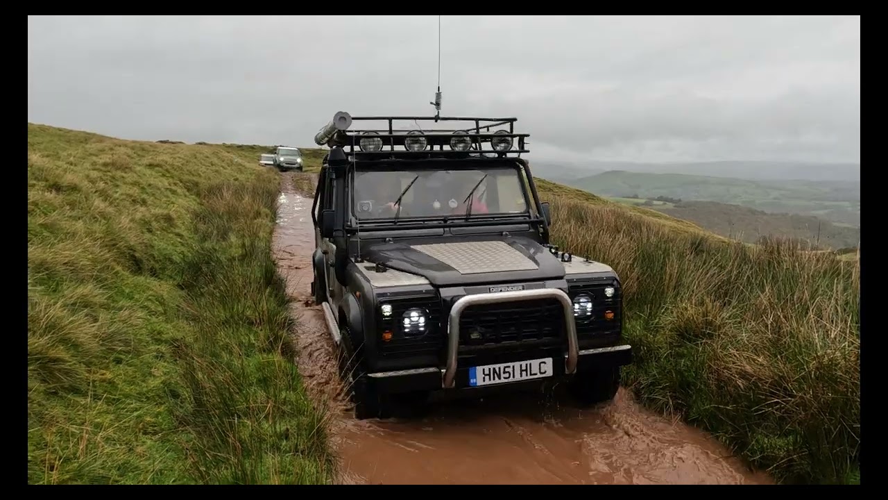 Green laning 4x4 Wales Llandovery to Elan Valley