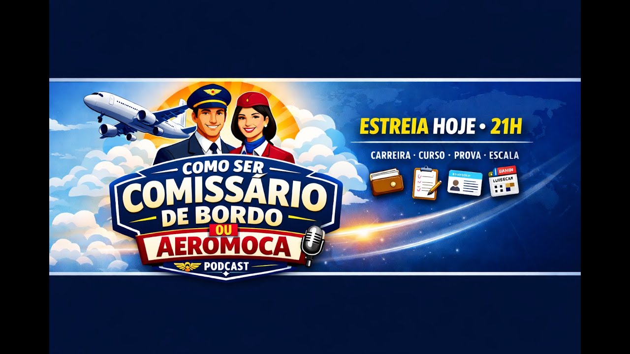 Como Ser Comissário de Bordo ou Aeromoça