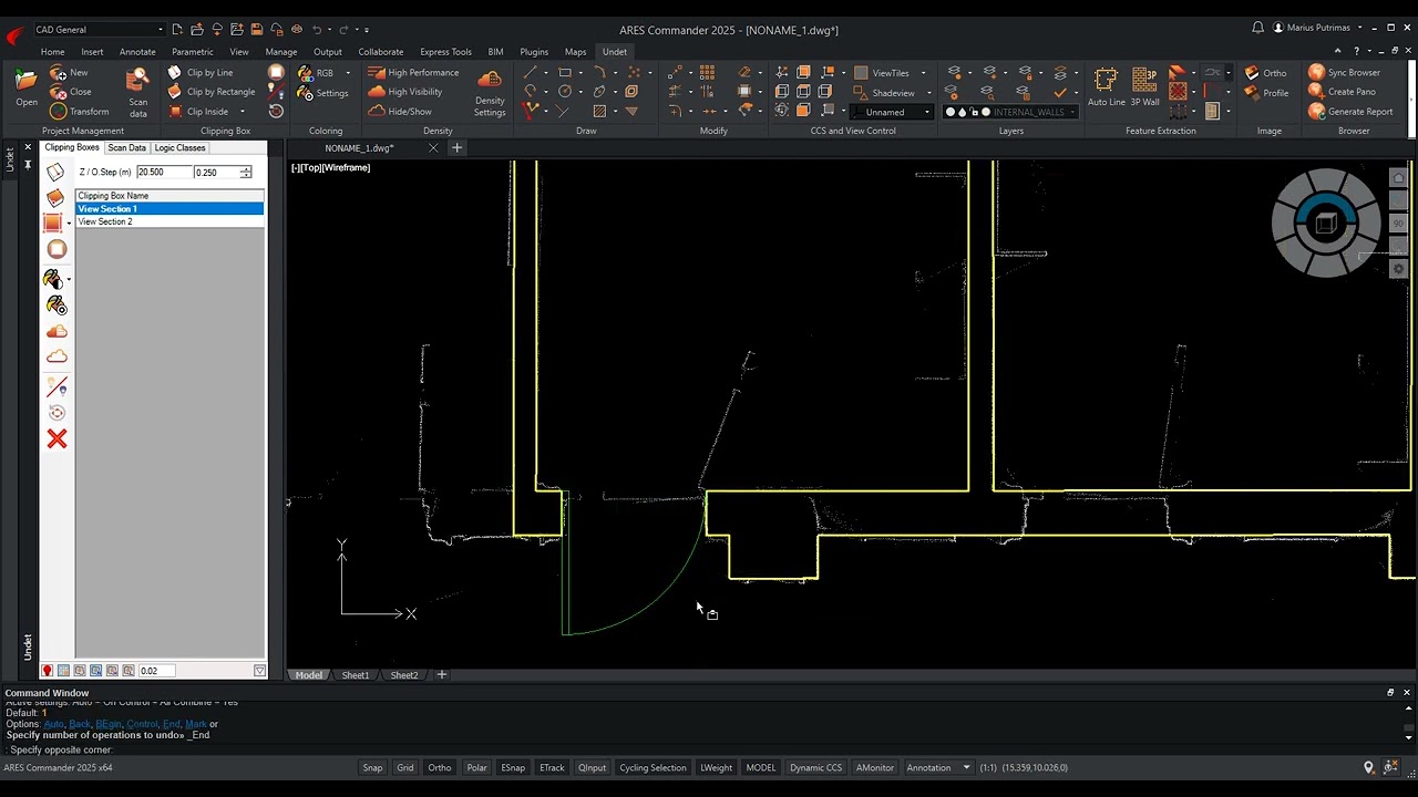 Undet for ARES Commander |  Floor plans extraction tools based on 3D scan data