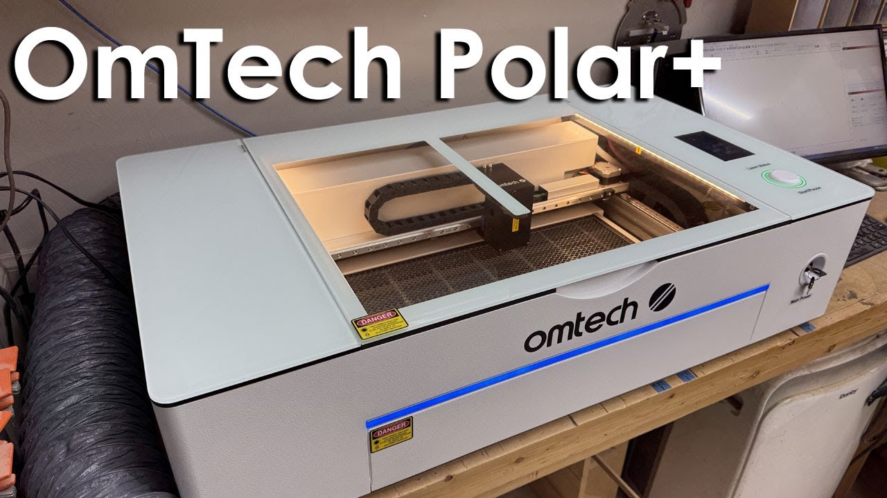 OMTech Polar+ | Unbox | Set-up | Install Lightburn