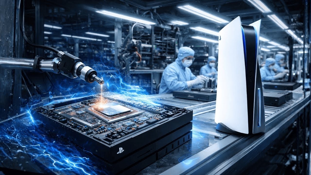 Inside PS5 Pro: Ultimate Assembly Factory: From Liquid Metal to Ultimate PS5 Pro (Full Process)'