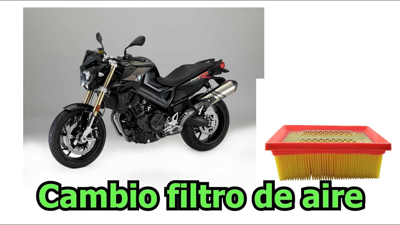 cambio filtro de aire BMW F800R