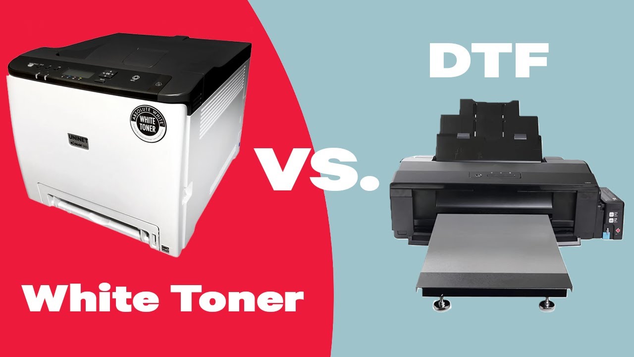 DTF VS White Toner Printing - Which Is Best?
