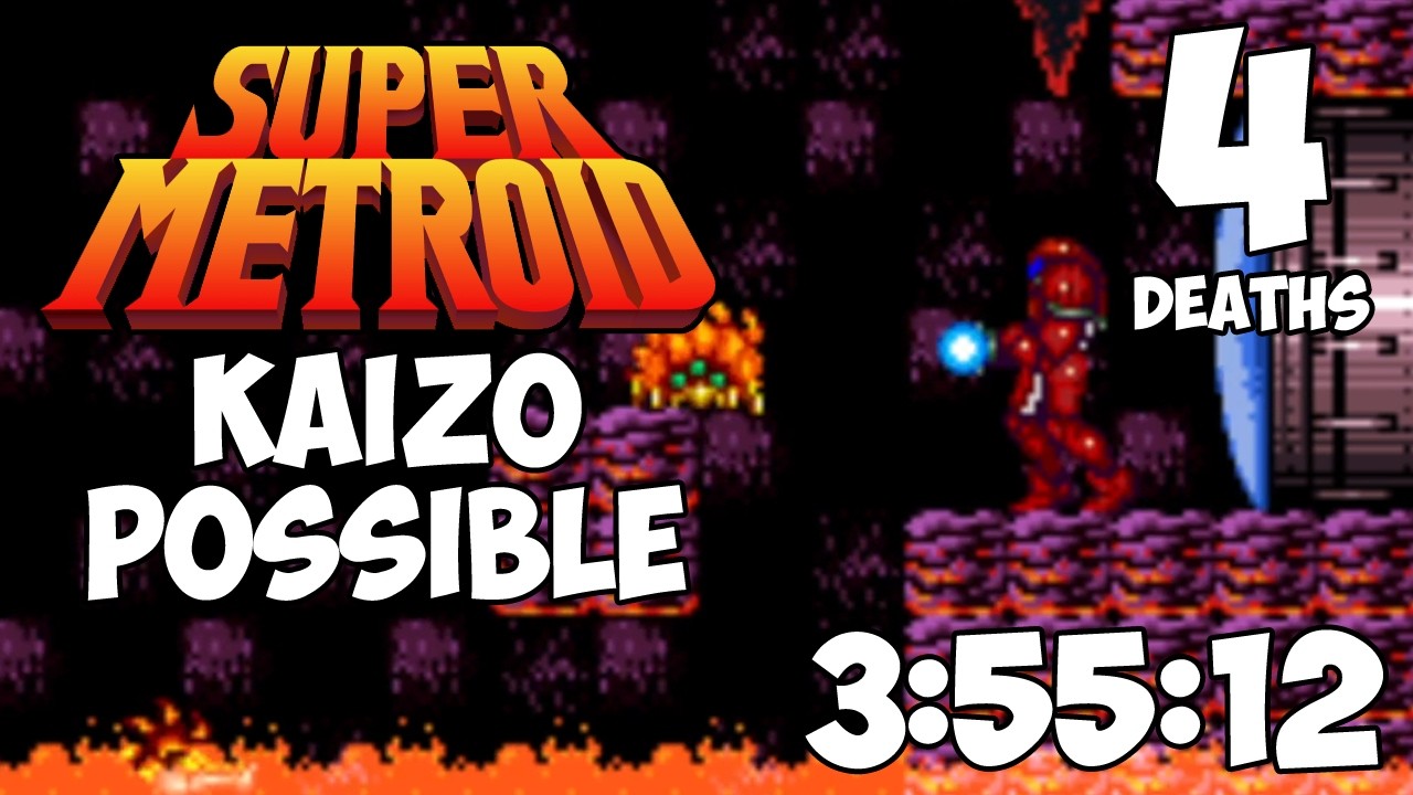 Kaizo Possible Super Metroid - 4 deaths - 3:55:12
