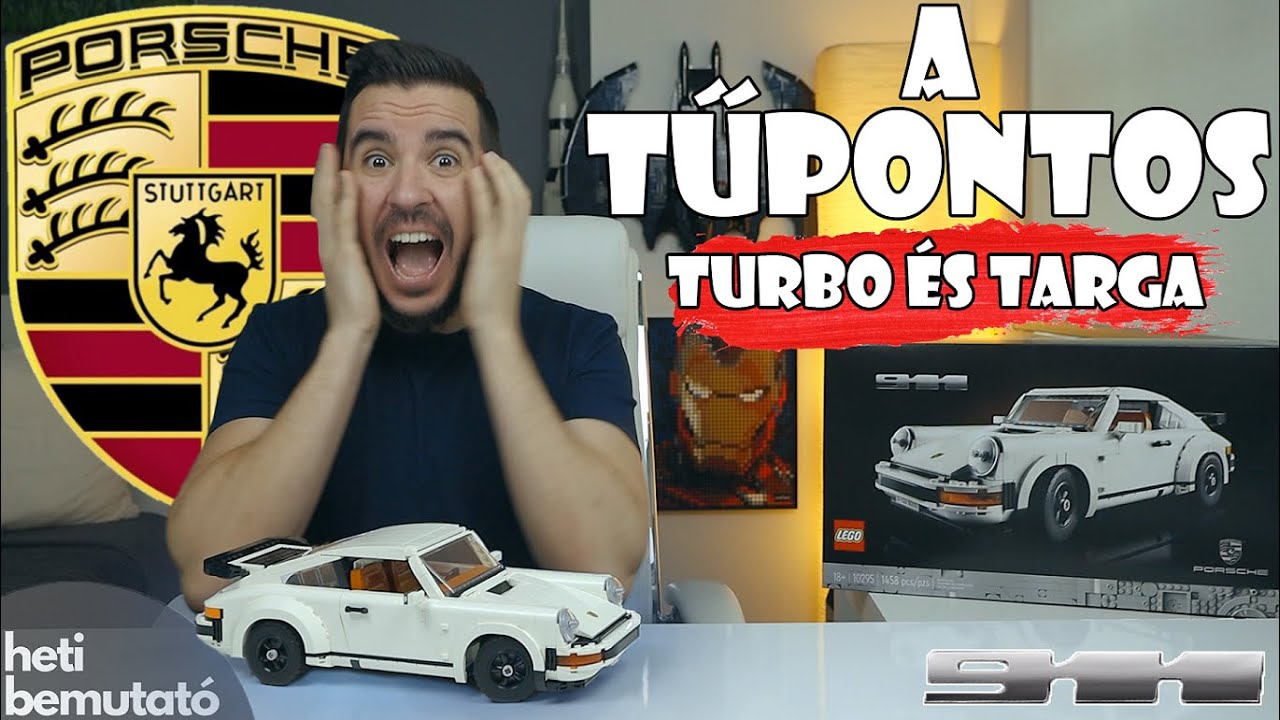 Egy igazán ELKÉPESZTŐ készlet! || LEGO 10295 Porsche 911 TURBO/TARGA bemutató