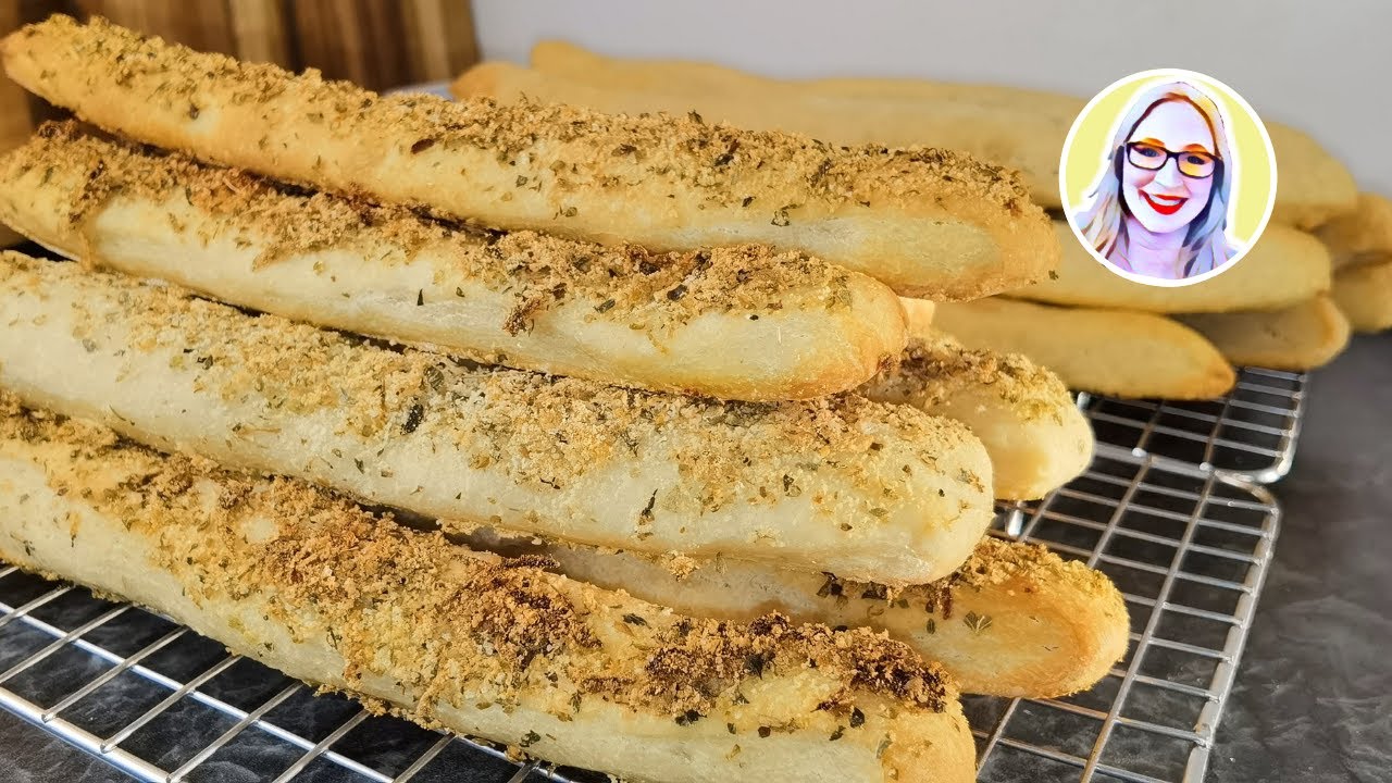 Knusprige Brotstangen: Das Geheimnis von Hefewasser & Lievito Madre f&uuml;r ein Oregano-Parmesan-Salz!