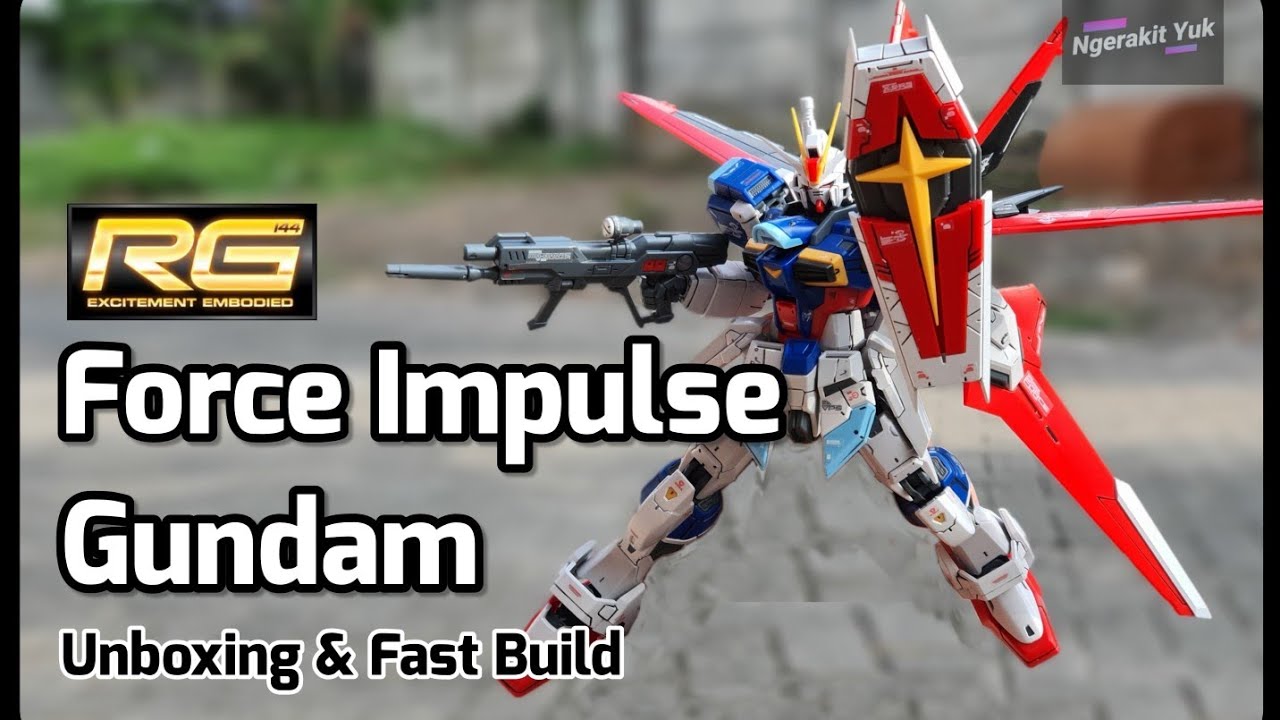 LET'S BUILD | RG Force Impulse Gundam | Unbox and Fast Build