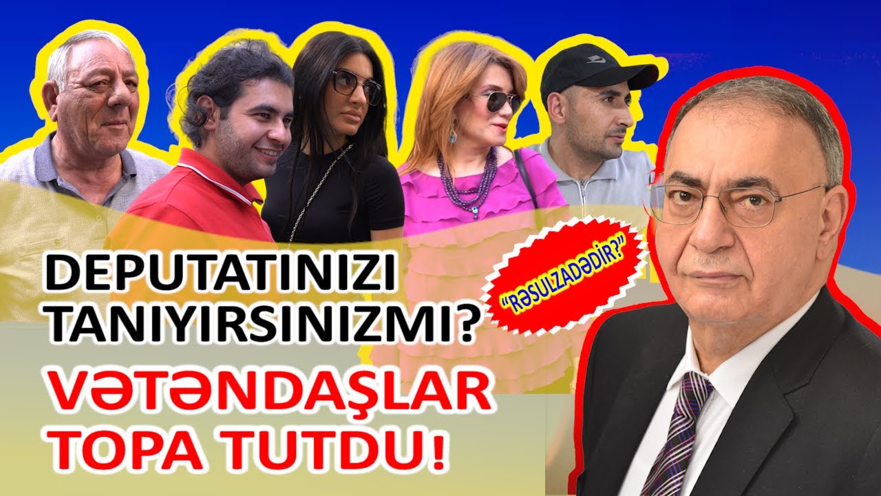 Deputatınızı tanıyırsınızmı? - SAKİNLƏR GÖRÜN, ONU KİMƏ OXŞATDILAR?!