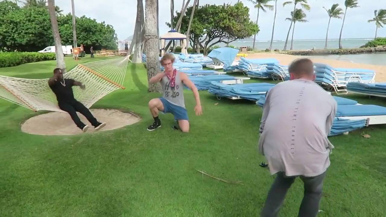 Kevin Hart & Logan Paul DABBING