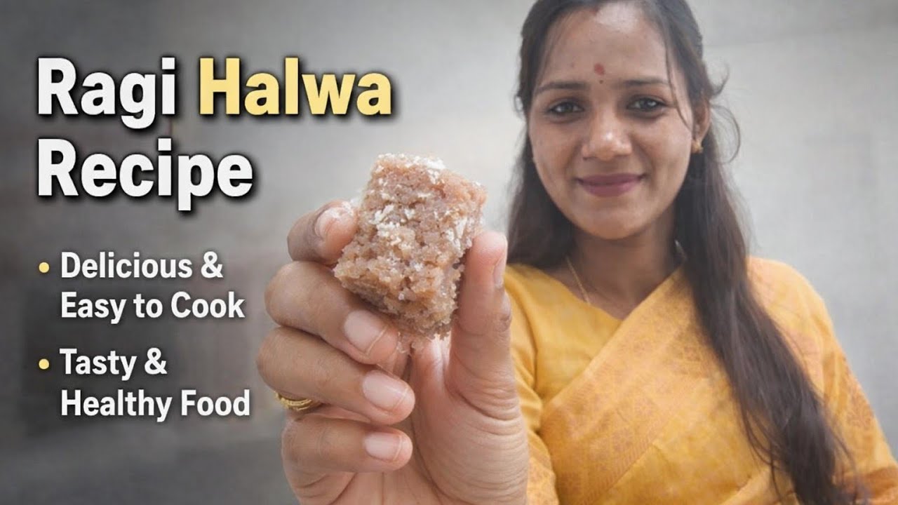 Ragi halwa recipe delicious tasty and healthy food#food 