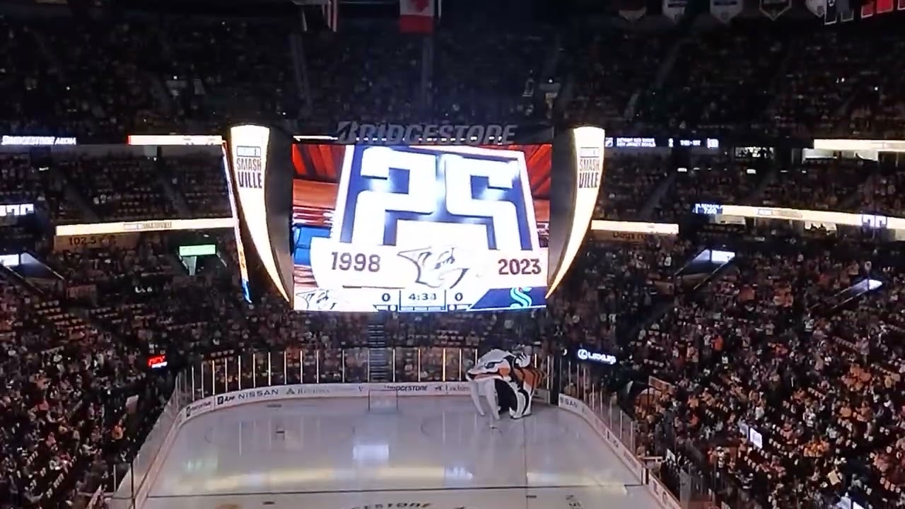 Nashville Predators 2023-24 Home Opener Team Introduction